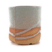 【信楽焼】【植木鉢】青銅合せ丸ミニ　2号鉢