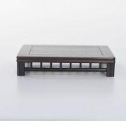 盆栽用飾り棚 小品平卓 小 黒丹 18cm