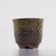 【美郷焼】【植木鉢】寸胴 こげ茶 3号