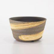 【山野草鉢】刷毛目 浅 4号 幅12cm×高さ6.5cm