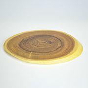 盆栽花台 ネムの木 楕円大 横約21〜24cm×縦約14〜17cm×高さ約1〜1.5cm