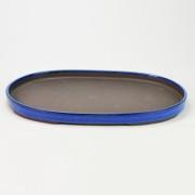 【瀬戸焼】生子13号小判水石(穴ナシ) 幅41cm×奥行き28cm×高さ3cm