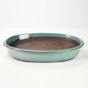 瀬戸焼 オリベオカメ小判 10号 幅31cm×高さ5cm