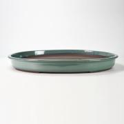 瀬戸焼 オリベオカメ小判 19号 幅57cm×高さ6.3cm