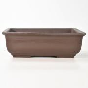 万古焼 ウ泥長角マド入 8号 幅24.5cm×高さ8cm