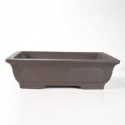 万古焼 ウ泥長角マド入 15号 幅46cm×高さ13cm