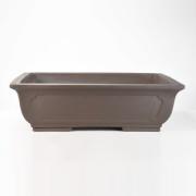 万古焼 ウ泥長角マド入 19号 幅59cm×高さ17.5cm