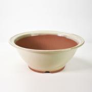 万古焼 クリームスリ鉢 10号 幅31.5cm×高さ13cm