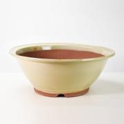 万古焼 クリームスリ鉢 13号 幅41.5cm×高さ16cm