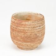 【万古焼】 タイコ鉢 3号 古陶縄文 幅8.8cm×高さ8.3cm