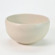 【万古焼】 丸変形 4号 ホワイト 幅12cm×高さ6.4cm