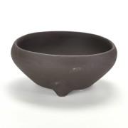 瀬戸焼 ウ泥5号鉄鉢 幅15.7cm奥行き15.7cm高さ6.7cm