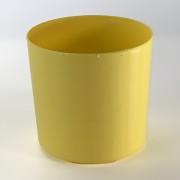 プラ鉢 3号 スタンダード円柱型鉢 イエロー 3Z 幅9.3cm×高さ8.9cm