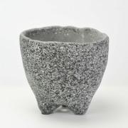 ペタルポット 大 5号 ブラック 外寸15.5cm 内寸14cm 高さ14.5cm