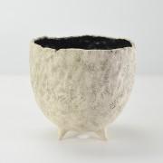 クレーターボウル足つき 大 5号 外寸16cm 内寸14cm 高さ14cm