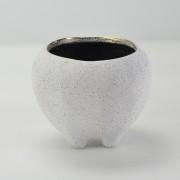 コクーンポット 小 3号 ホワイト 外寸11.5cm 内寸9cm 高さ10cm