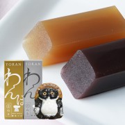 和三盆ようかんと信楽たぬき オス