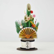 造花 卓上門松 中 高さ26cm
