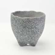 ペタルポット 小 3号 ブラック 外寸10.5cm 内寸9cm 高さ10cm