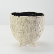 クレーターボウル足つき 大 5号 外寸16cm 内寸14cm 高さ14cm